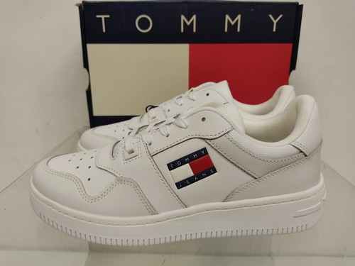 Tommy Hilfiger TJW RETRO BASKET ESS Damen Sneaker low Schuhe Weiß Gr.38 Neu. - Bild 4 von 12