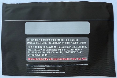 1935 E SILVER CERTIFICATE  C GRADE  FROM THE ANDREA DORIA SHIPWRECKED VAULT BOX - Picture 6 of 6