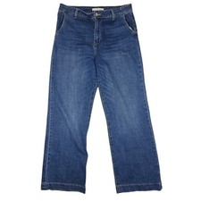 Kancan Los Angeles High Rise Wide Leg Jeans Medium Wash KC7127M Womens 29/11