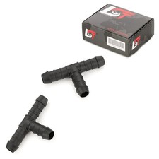 2x PA-Schlauch T-Stück Schlauchverbinder Benzin ölbeständig 10 mm für OPEL PKW