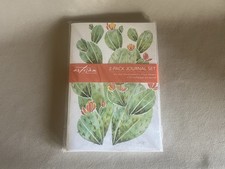 Artisan Set Of TWO “Cactus” Journals, 72 Lined Pages Per Journal, New In Package