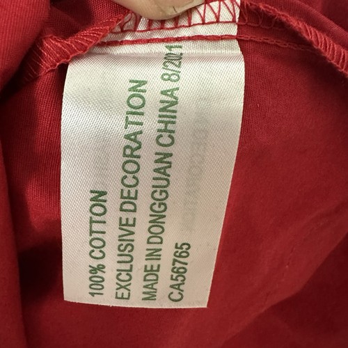 Lil Cactus Girls Size 7Y Smocked Red Dress Christmas Santa Holiday embroidered - Picture 13 of 13