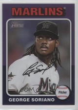 2024 Heritage High Number Hot Box Chrome Purple Refractor George Soriano 10zi