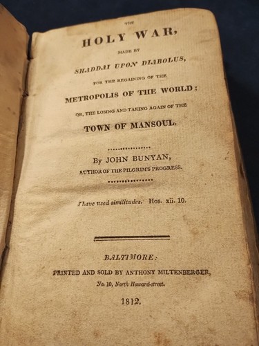 DER HEILIGE KRIEG von John Bunyan, Ausgabe 1812 - Bild 2 von 21