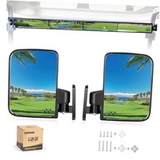 Golf Cart 4 Panel Rear View Accessories  Side Accessories Kit-Universal for