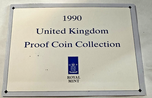 Großbritannien Royal Mint 8 Kursmünzensatz 1990 - Bild 6 von 6