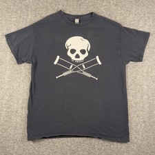 Jackass Number 2 Shirt Mens Large Black Movie Promo Vintage Johnny Knoxville Y2K