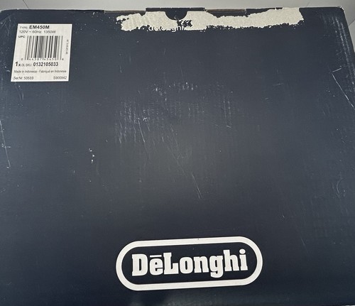 DE'LONGHI - CLASSIC EXPRESSO MACHINE - EDELSTAHL - EM450M - NEU Open Box! - Bild 4 von 8