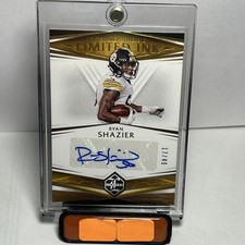 2020 Panini Limited Ryan Shazier Limited Ink Auto #17/49 Steelers