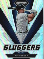 2022 Panini Prizm #SL-15 Austin Riley Sluggers Silver Prizm