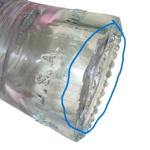 Antique Hemingray 56 Glass Electric Insulator Made In USA & Hemingray 9 - Picture 4 of 7