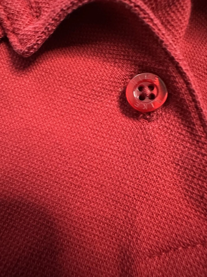 Polo de golf vintage Nike para mujer rojo sin mangas de algodón talla grande Foto 4 de 4