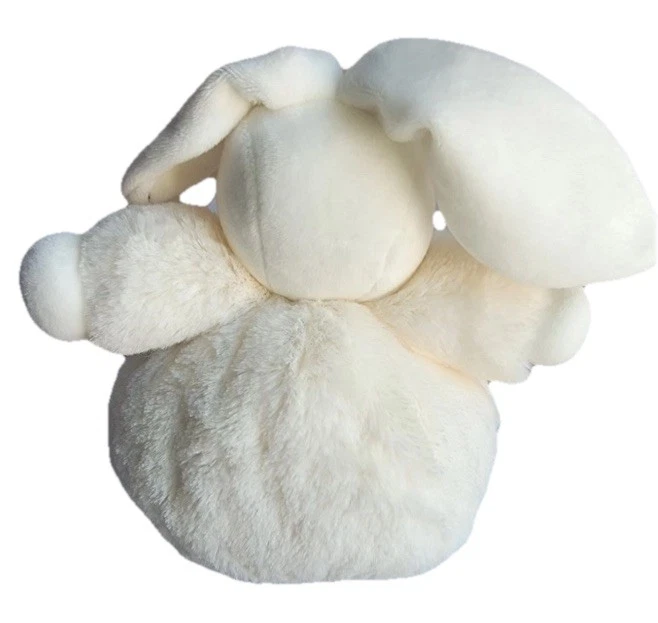 "Juguete de peluche Kaloo Bunny Rabbit blanco suave gordito animal de peluche 7"" regalo navideño" Foto 3 de 4