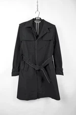 Jil Sander Coat – Minimalist Designer Trench Classic Style - Size 38