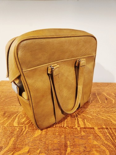 Vintage Samsonite Silhouette Ringelblume Vinyl Reisetasche, 60er Jahre Handgepäck - Bild 9 von 10