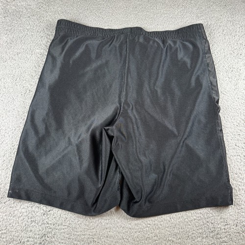 Nike Shorts Men XL Black Mesh Basketball Dazzle Athletic Shiny Swoosh Y2K - Picture 7 of 9