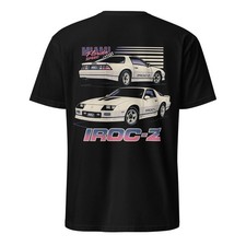 IROC-Z Camaro T-Shirt   80s Muscle Car Retro Tee for Chevy Fans