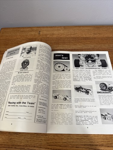 Team Associated Raceletter AE, Summer 1984, Vol 6 No 1 Rare - Picture 4 of 7