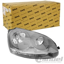 TYC H7/H7 SCHEINWERFER LINKS GRAU MIT LWR+MOTOR für VW GOLF V JETTA III 03-10