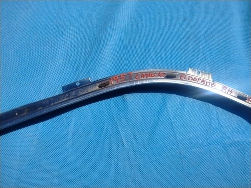 1957 1958 Cadillac El Dorado Quarter Window Stainless Trim - Picture 3 of 24