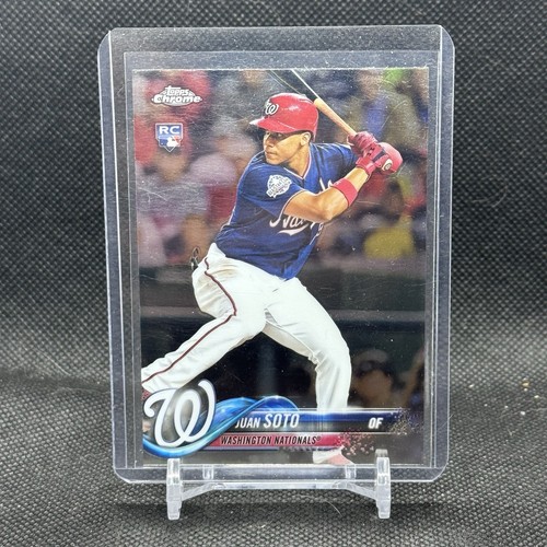 2018 Topps Chrome Update Juan Soto Rookie Card RC #HMT55 - Washington Nationals - 第 1/2 張圖片