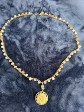 Sweet Romance Ivory Rose Boho Pearl Bead Beach Necklace