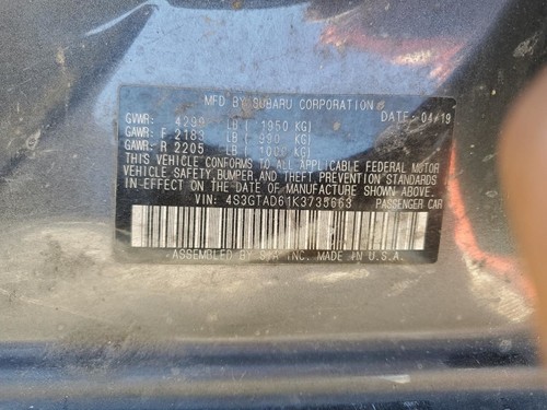 Driver Side View Mirror Power Mirror Body Color Fits 17-23 IMPREZA 3528814 - Bild 12 von 12