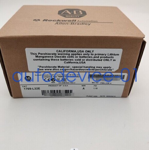 New Allen-Bradley 1769-L32E SER A CompactLogix EtherNet Processor DHL/FedEx - Picture 4 of 5