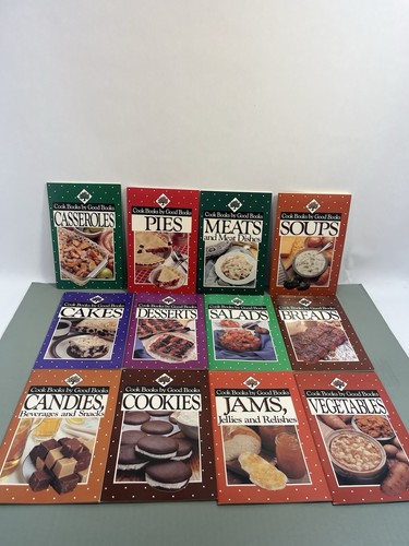 Vintage Cookbooks By Good books Lot Of 12 Mini Books 12 Titles #0