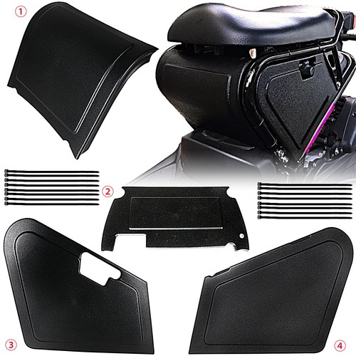 1Under Seat Storage Black Body Panels For Honda Ruckus / Zoomer NPS50 Models - Picture 1 of 10