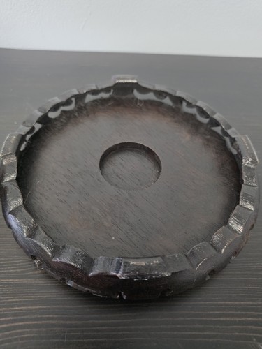 Chinese Famille Rose Peach Longevity Bowl Bats & Stand, Qianlong Mark Republic  - Picture 11 of 18