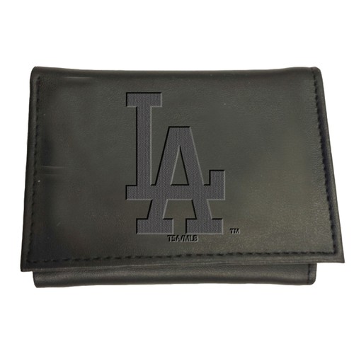 Cartera triple plegable negra de los Dodgers de Los Ángeles - Imagen 1 de 5