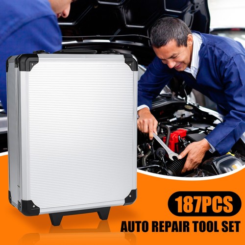 187 Piece Rolling Tool Set with 45# Steel for Home DIY and Vehicle Repair - Picture 8 of 18