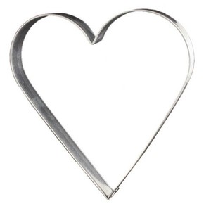 LARES Riesen-ausstechform Herz 19 Cm - Lebkuchenherz Lebkuchen-ausstecher groß