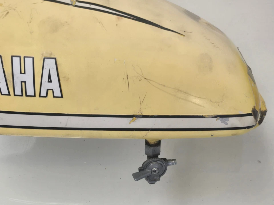 Yamaha GT80 1973 tanque de gasolina depósito de pila de combustible con llave y tapa GT MX 80 GT1 Foto 2 de 4