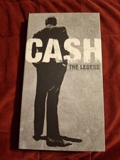 JOHNNY CASH THE LEGEND BOXED 4 CD W BOOKLET SET COLUMBIA 154 tracks