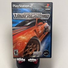 SONY Playstation 2 PS2 Need For Speed Underground Black Label TESTED COMPLETE