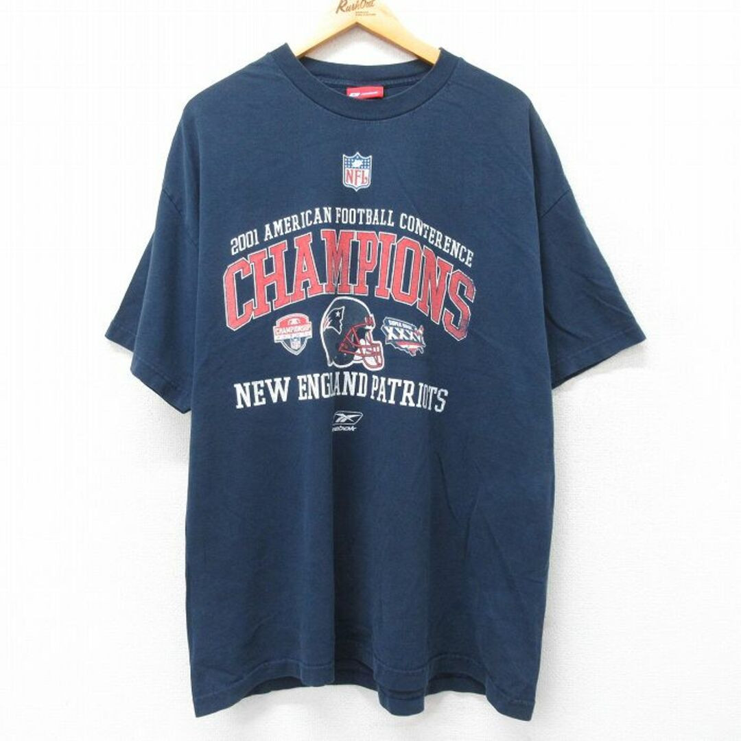 素晴らしい価格 Shirt T Vintage Sleeve Short Reebok Used XL Mens New NFL 00s シャツ