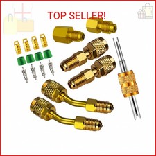 R410a Adapter for Mini Split System,5/16 Female SAE to 1/4 Male Flare,1/2    to 1