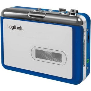 LogiLink UA0393 Mangiacassette Blu Argento