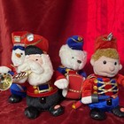 Singing & Dancing Christmas Band Plush Set x4 Santa Snowman Boy & Bear