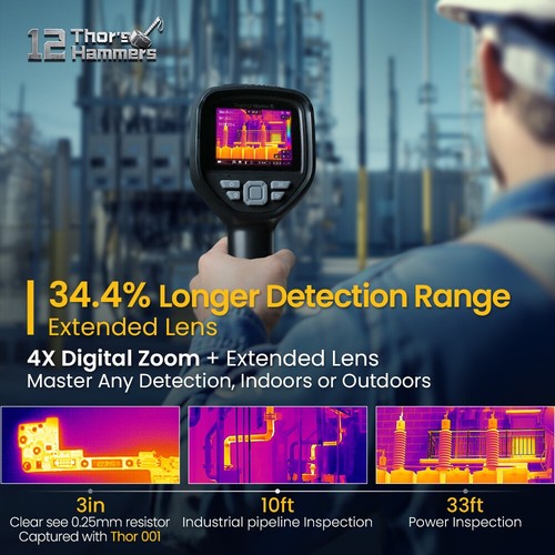 Thermal Master Thor002 Handheld Expert Thermal Imager IPS 512×384 X³ Resolution - Picture 7 of 10