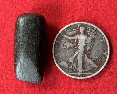 Mini Hardstone Celt 1 3/8''  #04 - Indian Artifact / Arrowhead