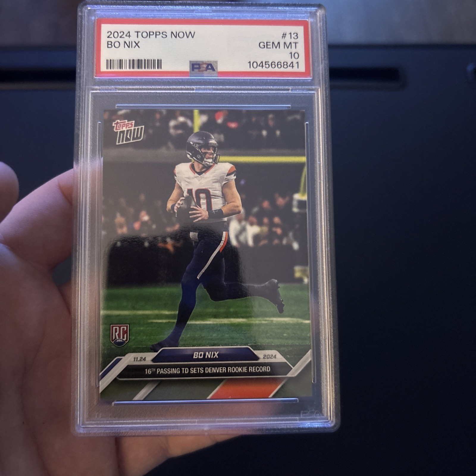2024 Topps Now - Bo Nix #13 /2793 (RC)