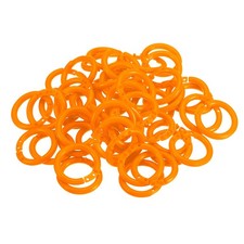 50Pcs Plastic Binder Ring,for Index Card Flash Card Home Office-(0.8x0.6-Inch)