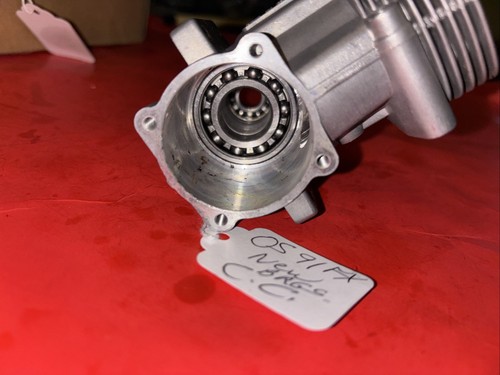 OS 91 FX CRANKCASE USED WITH NEW BEARINGS. - Picture 3 of 6