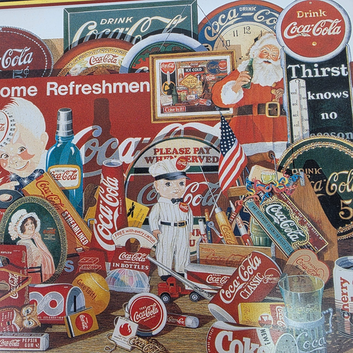 1996 A través de los años, II bandeja grande de lata de Coca Cola Coca Cola años 90 vintage 66 - Imagen 4 de 8
