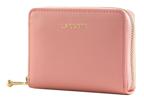 Lacoste Zip Coin Wallet Xs GeldböRse Peony Rosa Neu-image