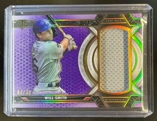 2021 Topps Triple Threads Will Smith Single Jumbo Jersey Amethyst #4/36 Dodgers
