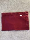 Good Condition.. A Deep Red Double Fitted Sheet + 1 Pillow Case .. From DORMA